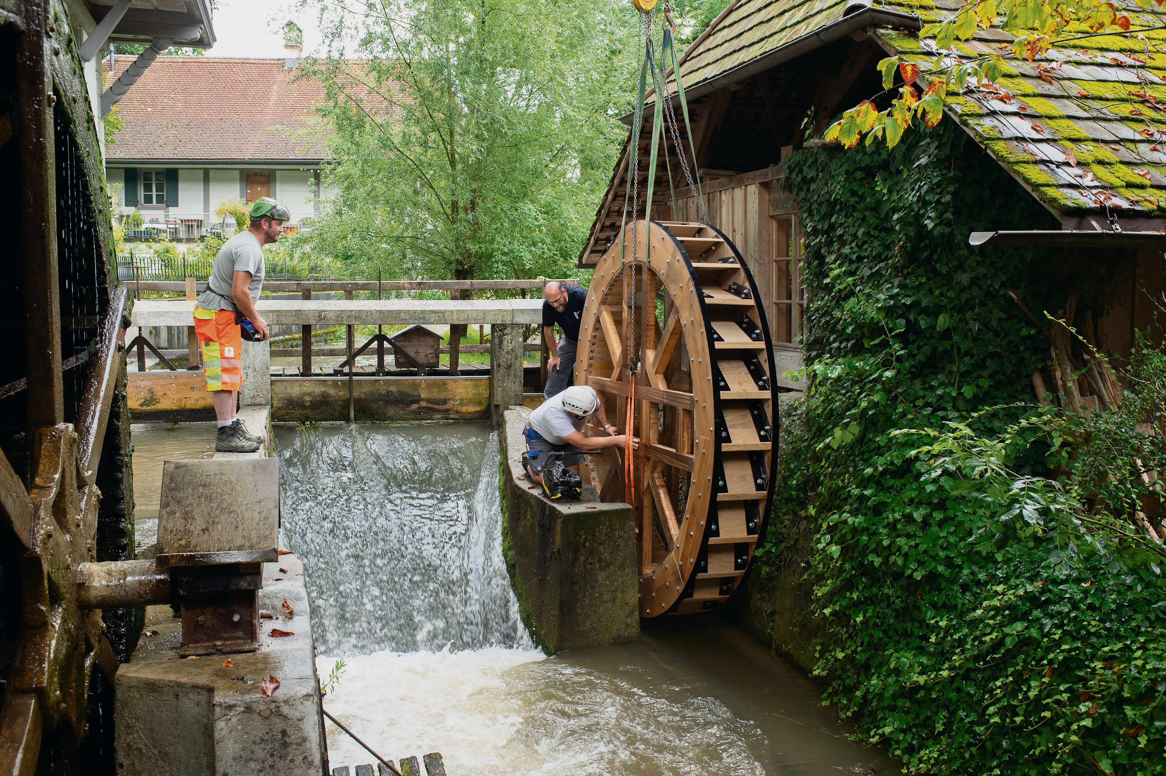 Neue Wasserkraft für alte Knochenmühle