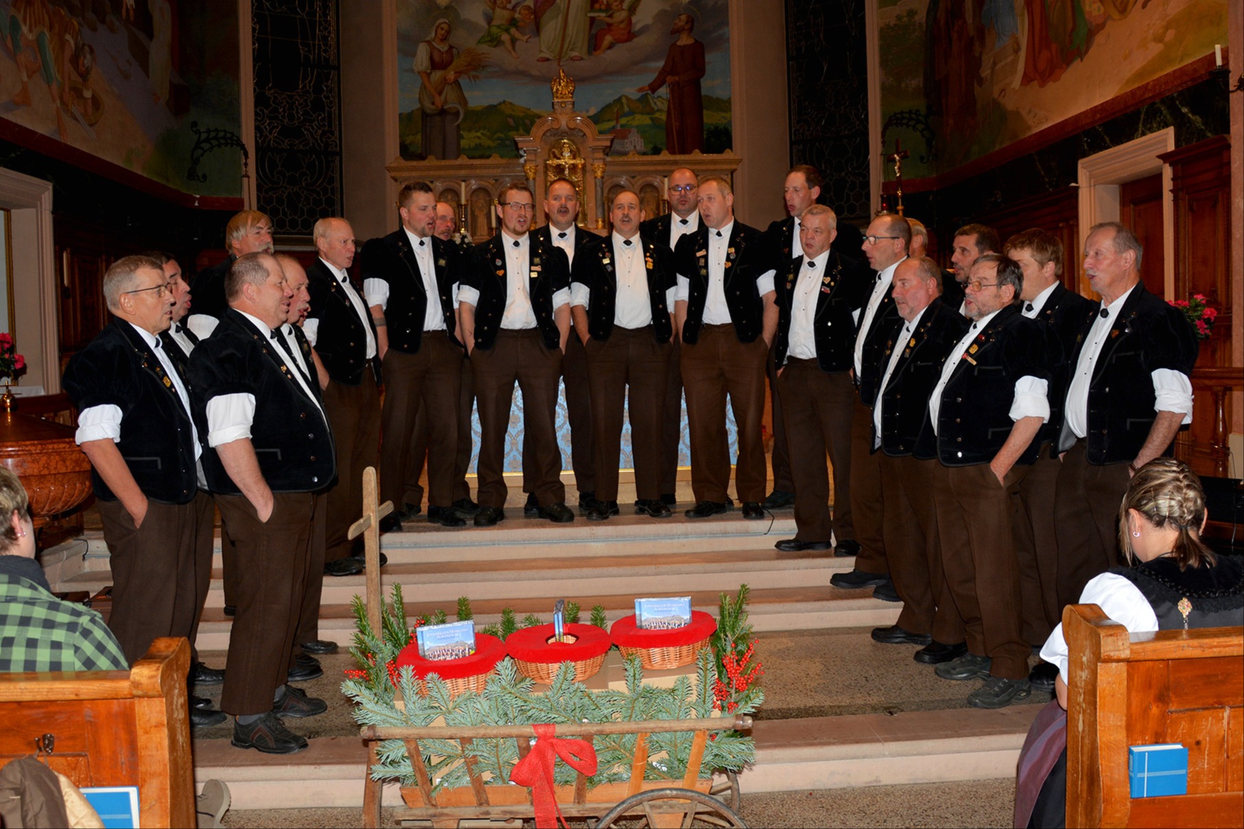 Eine etwas andere Taufe in der katholischen Kirche Marbach