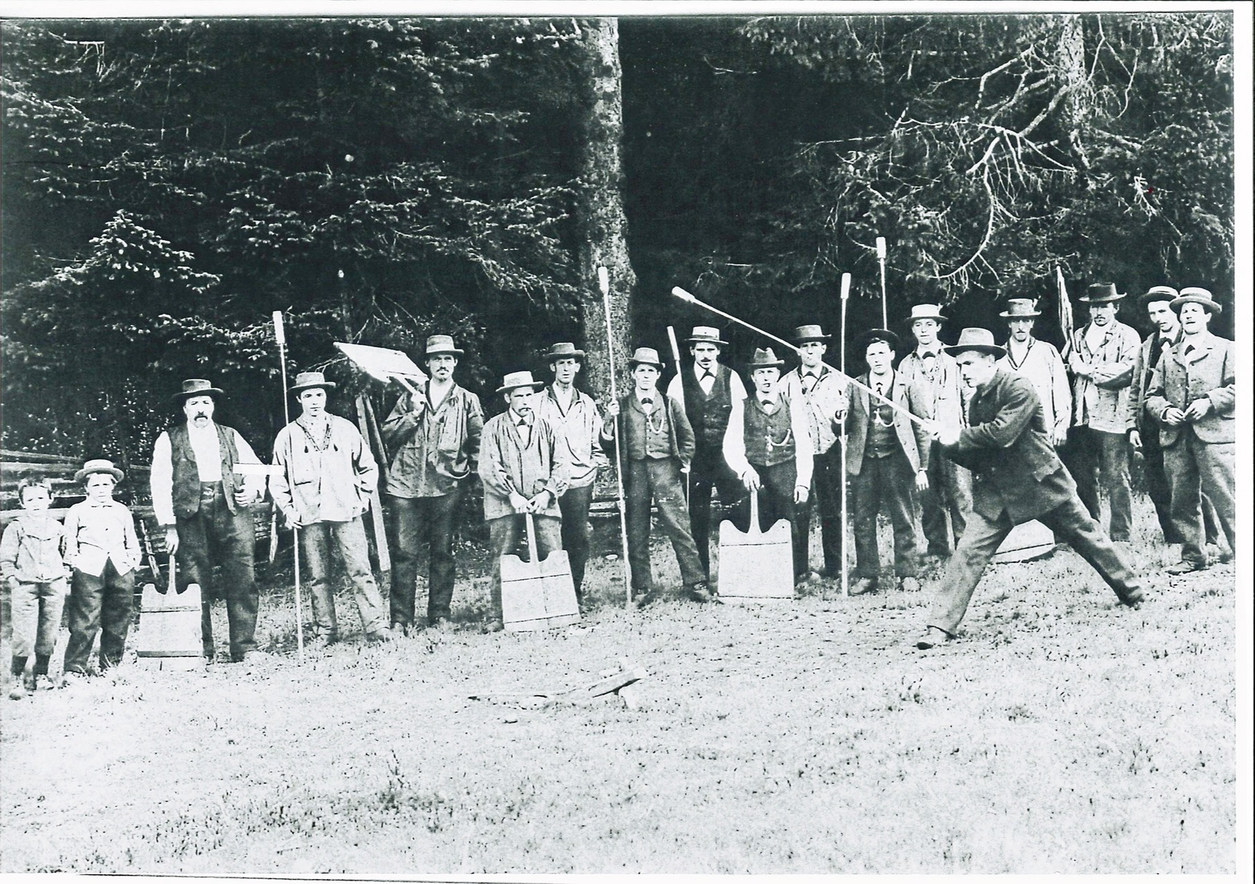 Hornussen in alten Zeiten