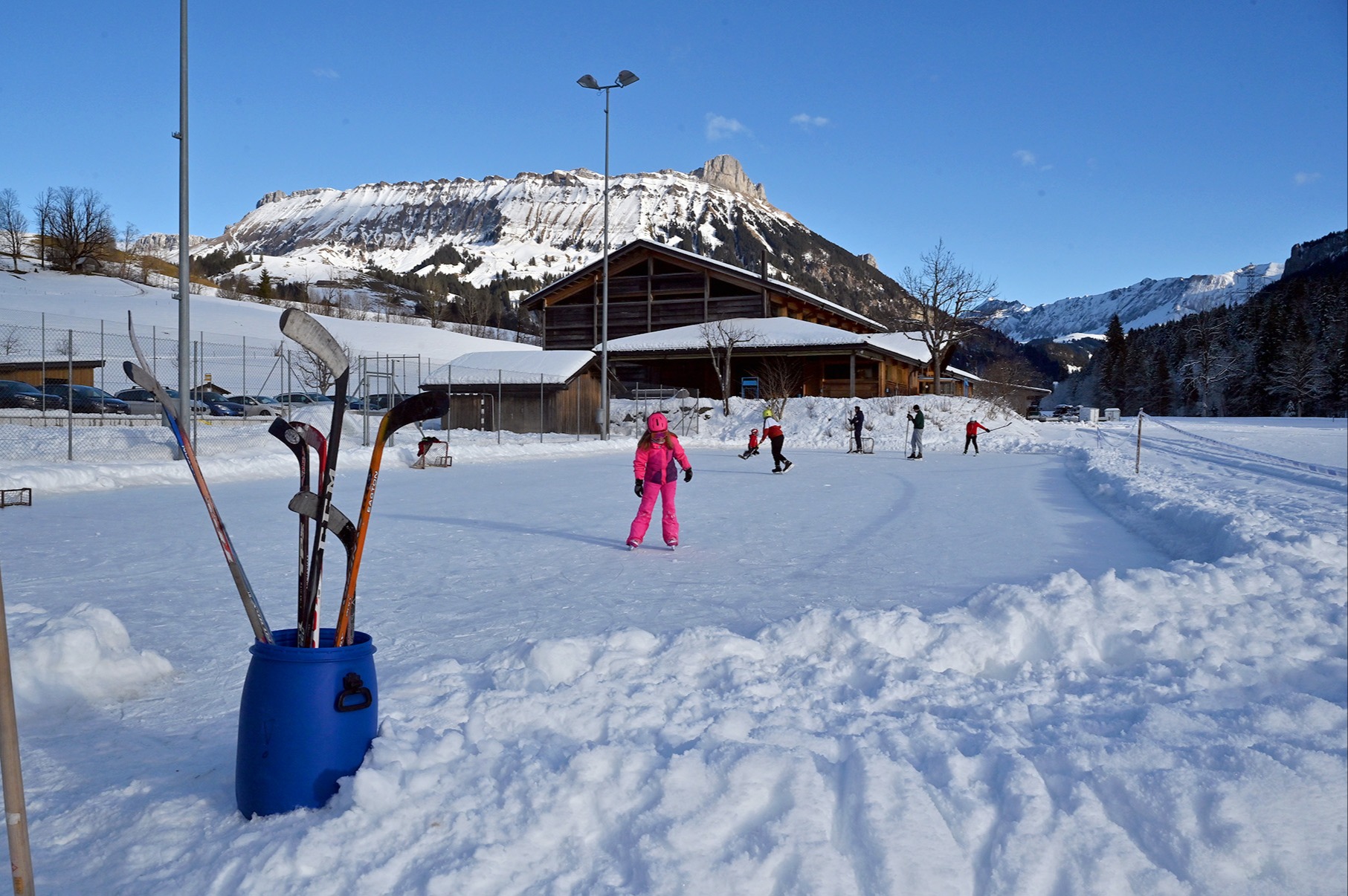 Eisfeld Bumbach - ein Spass für Jung und Alt