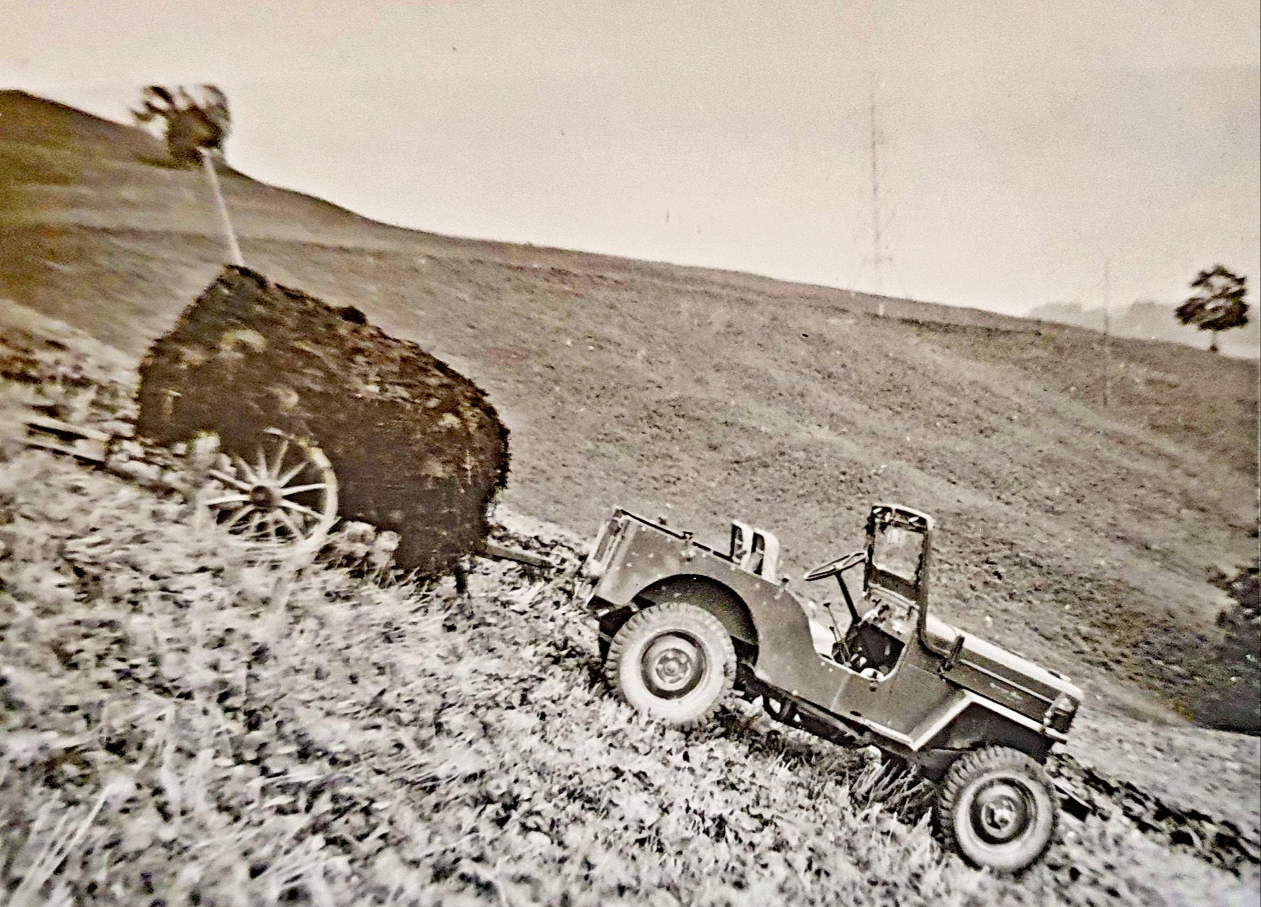 Ein Jeep aus dem Militär